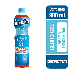 CLORO GEL IMPEKE TRADICIONAL 900 ML