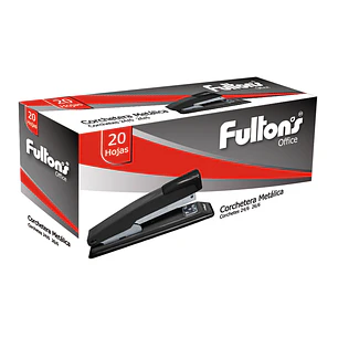 Corchetera Met Corta 20Hj Negro Fultons