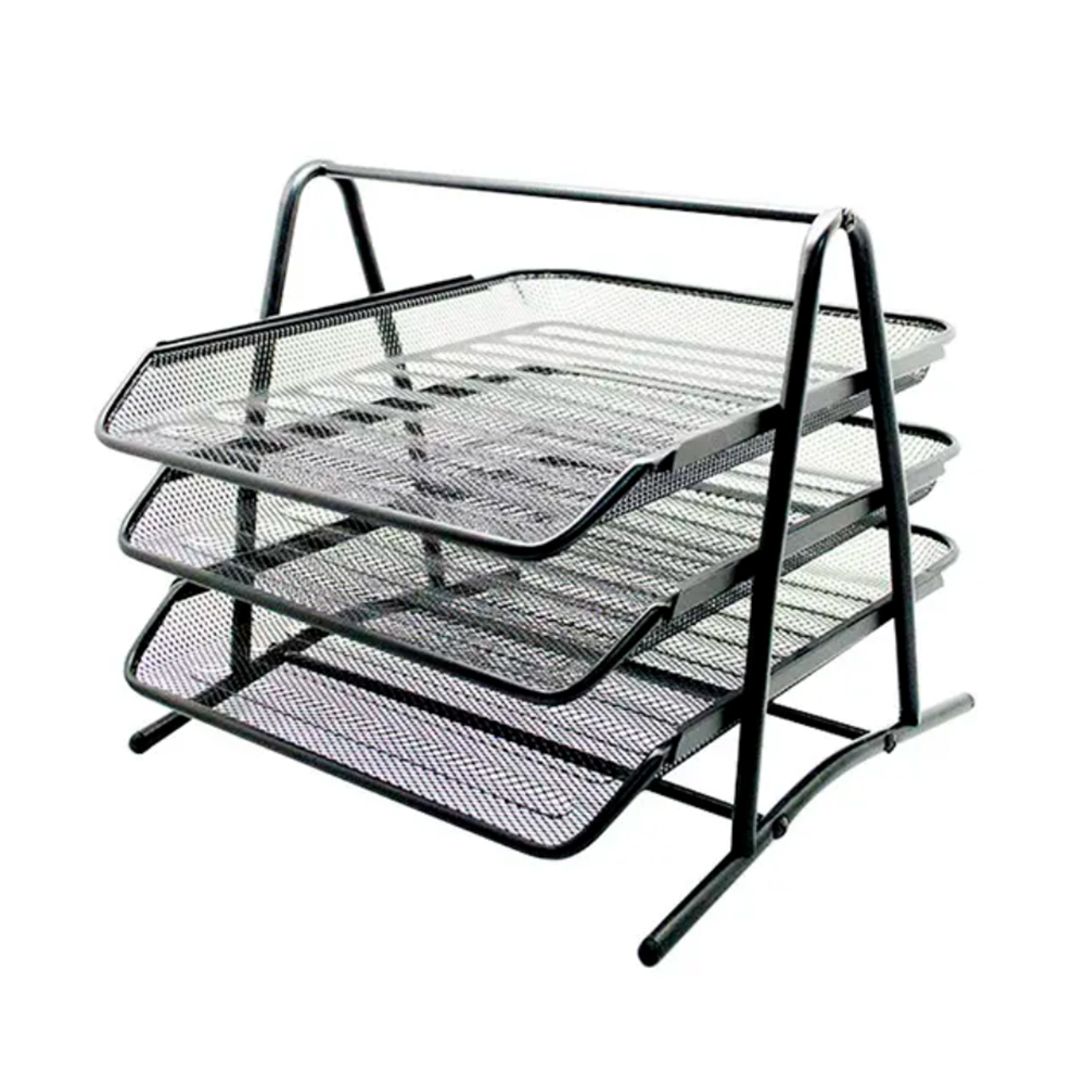Bandeja Escritorio Articulada Triple Metalica -Ck40342-Sello