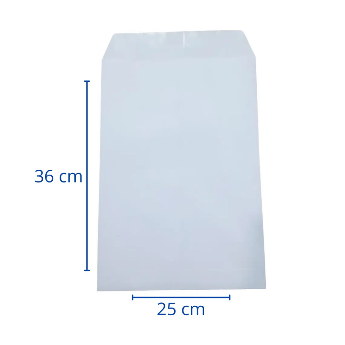 Saco 1/1 Oficio 25X36 Blanco Und Teknofas 1