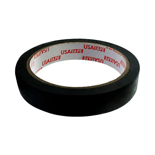 Cinta Usatape Masking Negro. 18Mm X 20M.