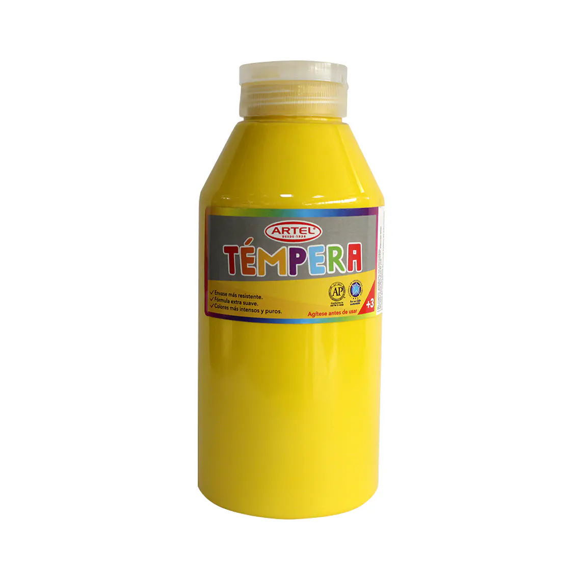 Frasco 500Ml Tempera Artel Amarillo 1