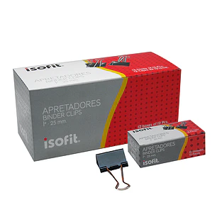 Apretador Dobleclip 32Mm 11/4' X12Un Isofit