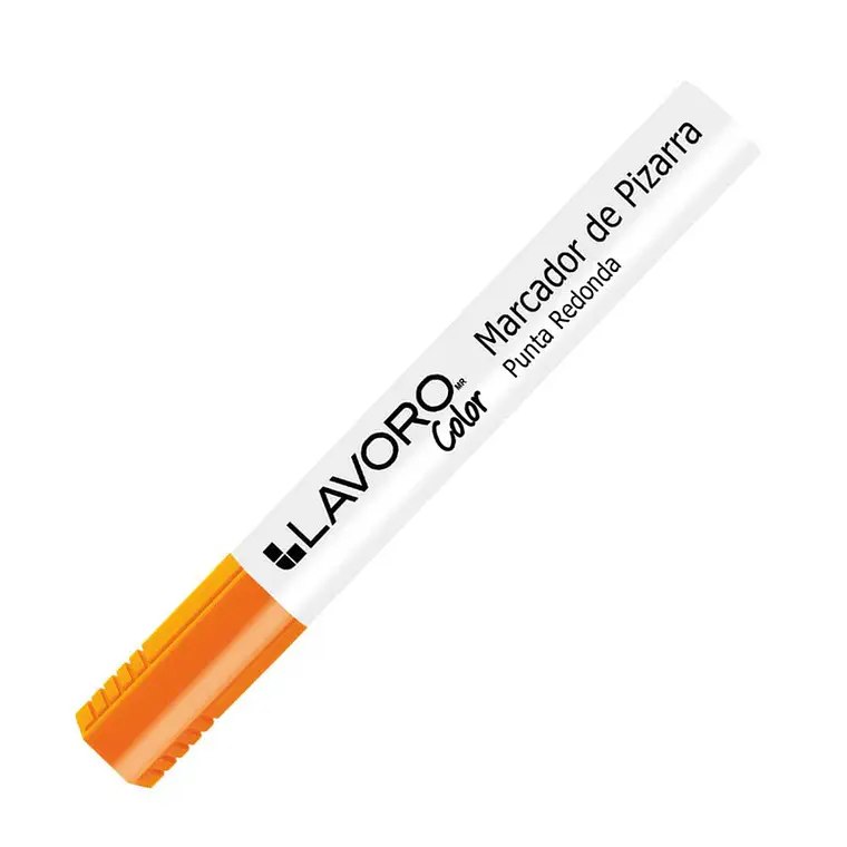 Marcador Pizarra Pta Red. Naranja Lavoro 1