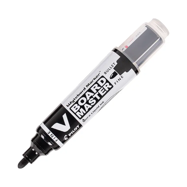 Marcador Pizarra Recargable Negro Vboard Master Pilot 1