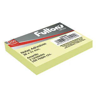 Nota Adh 653 100Hj X2Uni Amarillo Fultons