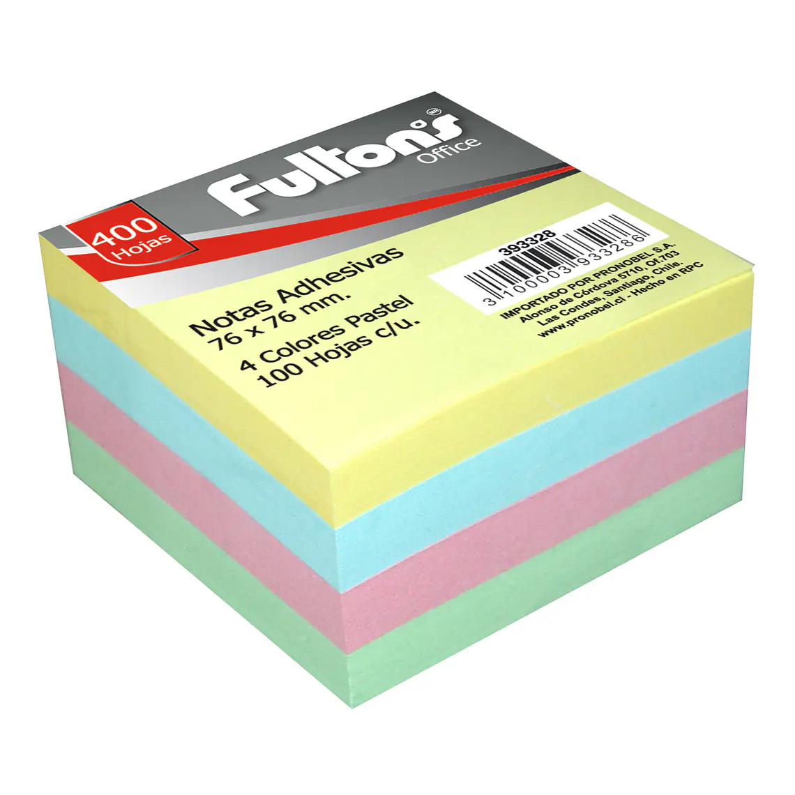 Nota Adh 654 100Hj X4Uni Col Surt Pastel Fultons 1