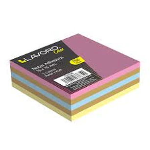 Nota Adh 654 76X76 258H 3Col Pastel/Kraf Lavoro