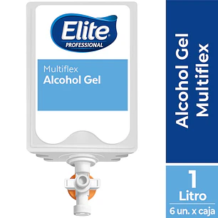 ALCOHOL GEL MULTIFLEX 1 LT ELITE X6 UNID