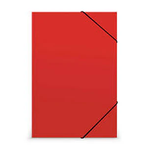 Carpeta C/Elastico Cartulina Of Roja Lavoro