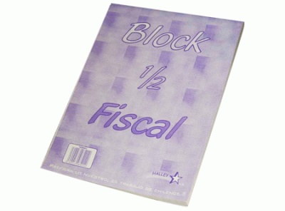 Block Apuntes Fiscalito 7Mm Roneo 80 Hjs. Halley