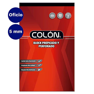 Block Colon Prepicado Y Perforado