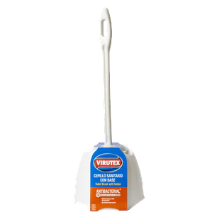 ESCOBILLA LIMPIA SANITARIO C/BASE Y CEPILLO - VIRUTEX