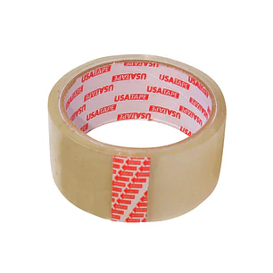 Cinta Embalaje Usatape, 48Mmx40 Mt Cafe Unid