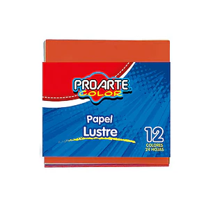 Fajos Papel Lustre Proarte 24Hj 12Col 10X10Cm