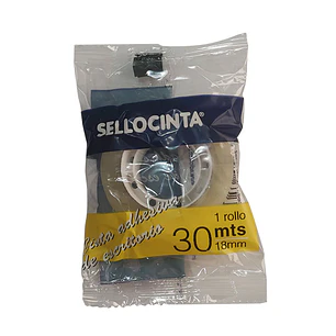 Cinta Adhesiva 30M X 18Mm - Opp - Cristal Sellocinta