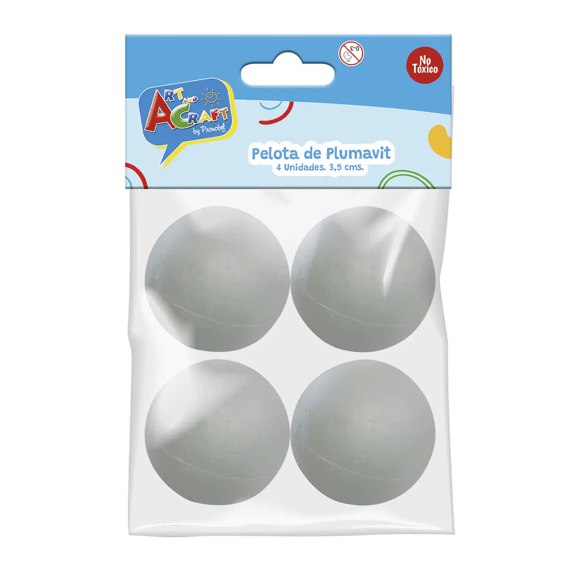 Pelota De Plumavit 3,5Cm 4Un Art&Craf 1
