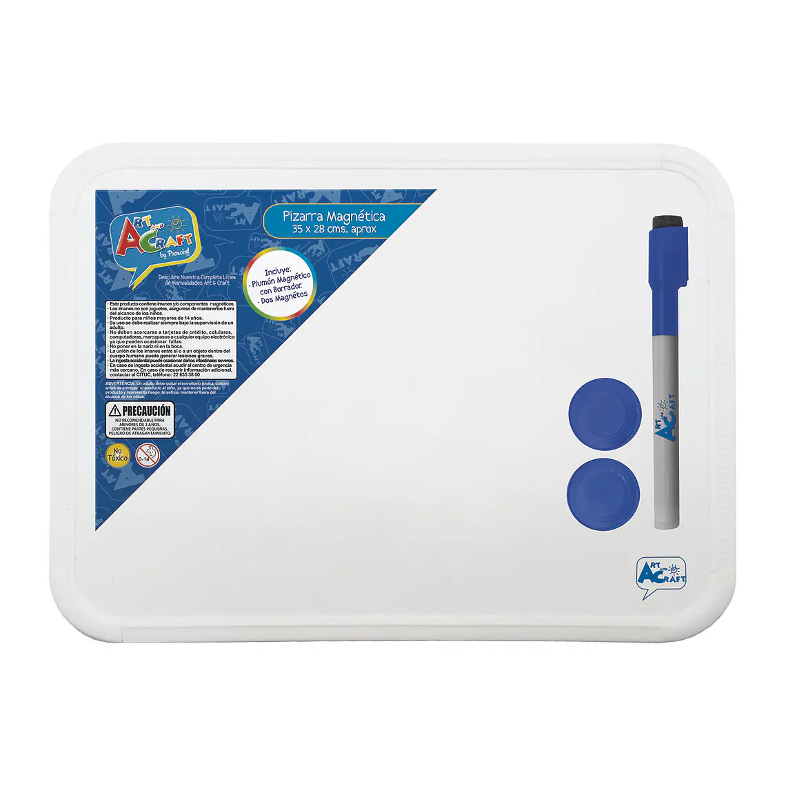 Pizarra Blanca Magnetica Escol 35X28 Art & Craf 1