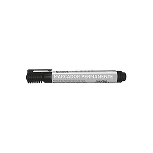 Marcador Permanente Plumon Isofit Pta.Redonda Negro