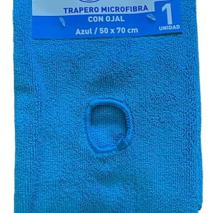 TRAPERO MICROFIBRA COJAL 50X70 AZUL VIRUTEX