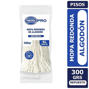 REPUESTO MOPA ALGODÓN 300 gr. VIRUTEX