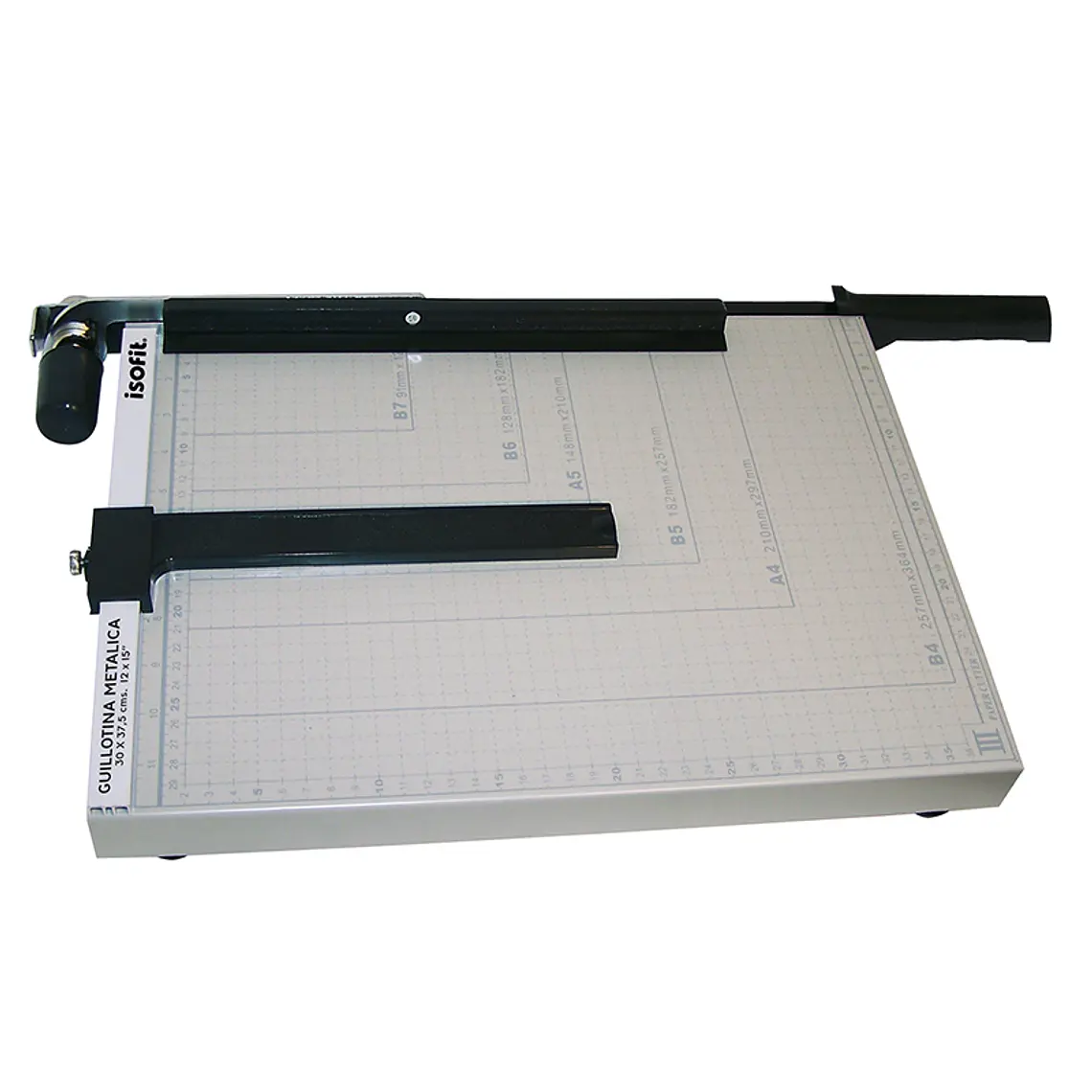 Guillotina Metalica Isofit Oficio 37,5X30Cts15X12' 1