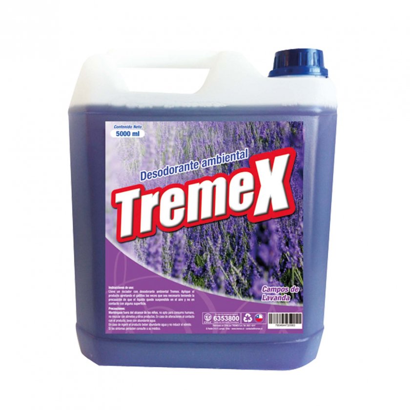DESODORANTE AMBIENTAL TREMEX AROMA LAVANDA 5 LT