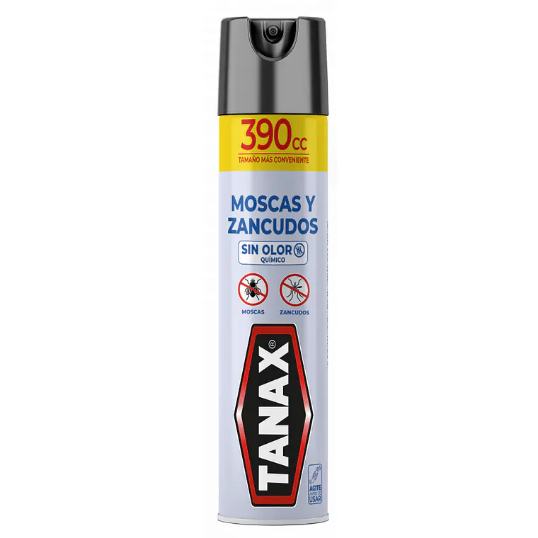 INSECTICIDA TANAX AEROSOL  MOSCAS Y ZANCUDOS 390CC  1
