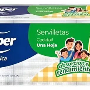 SERVILLETA COCTEL PROPAPER CAJA 12 PAQ X 300 UNID