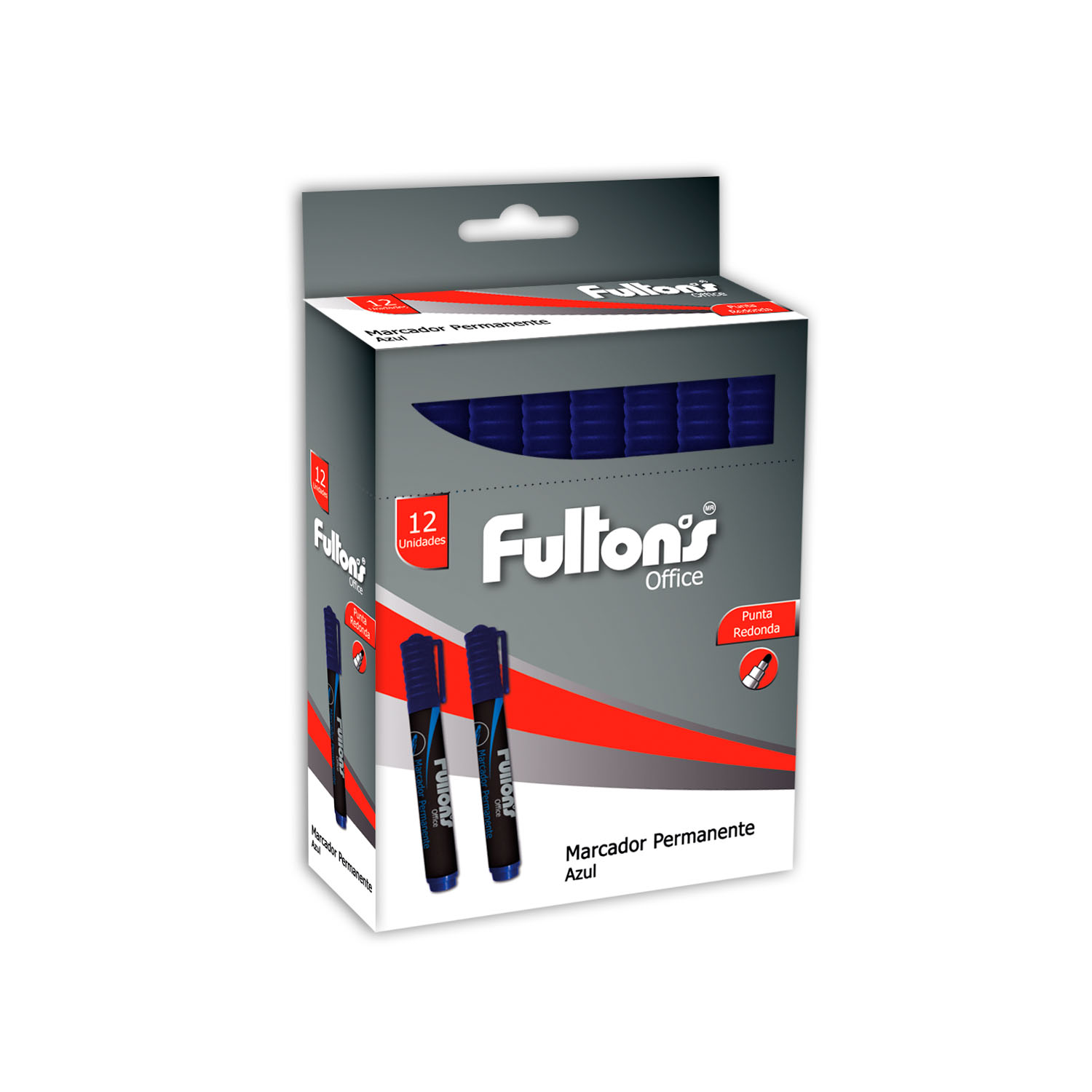 PLUMON PERMANENTE PTA.RED.AZUL MISTER OFFICE