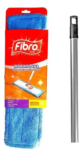 MOPA MICROFIBRA CON MANGO FIBRO