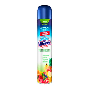 DESODORANTE AMBIENTAL WINNEX 400ML AROMA TUTTI FRUTI