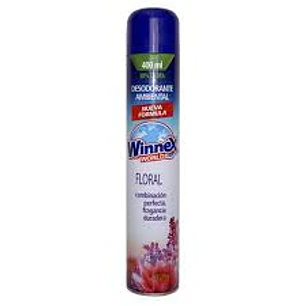 DESODORANTE AMBIENTAL WINNEX 400ML  FLORAL