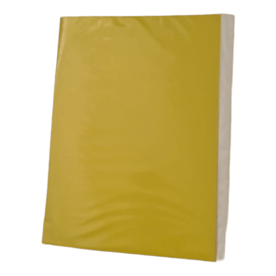 Carpeta Plastificada Color Amarillo Sin Acco Marca Fogata