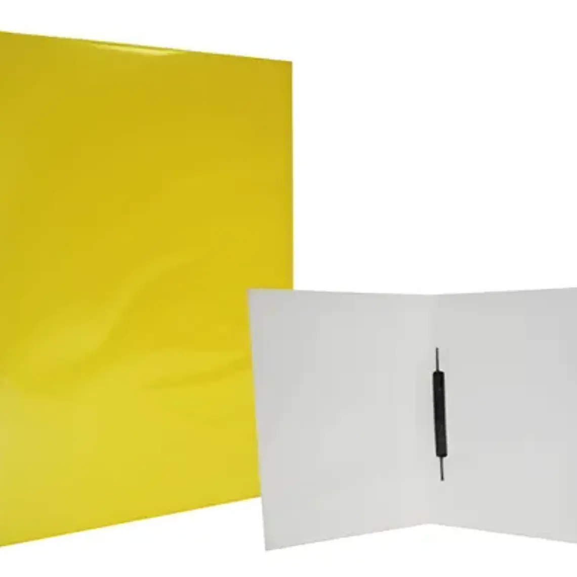 Carpeta Plastificada Con Accoclip Amarilla Fogata                                    1