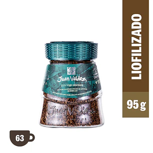 Cafe Instantaneo Liofilizado Juan Valdez Descafeinado 95 Gr