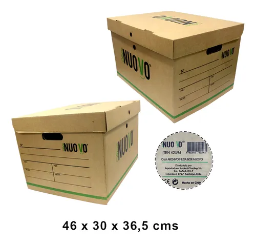 Caja Archivador Standar Nuovo 40X25.5X15 Cms