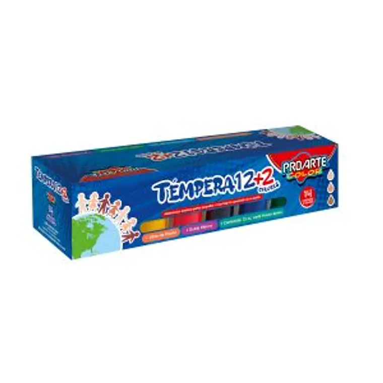 Tempera Proarte 12+2 Unidades 15 Cc 1