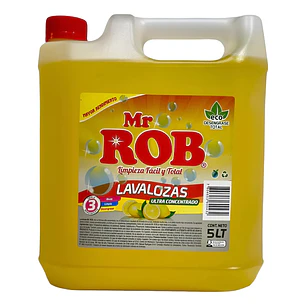 LAVALOZA CONCENTRADO MR. ROB AMARILLO 5000 ML