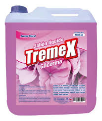 JABON LIQUIDO TREMEX AROMA FLORAL 5 LT