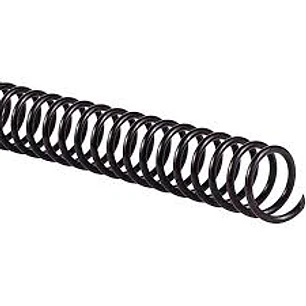 Espiral Plast 26Mm 25Un 175Hjs Negro Gbc