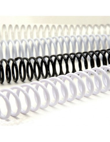 Espiral Plast 29Mm 25Un 200Hj Negro 58P Diazol