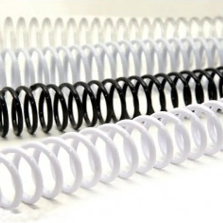 Espiral Plast 33Mm 25Un 300Hj Negro 58P Diazol 1
