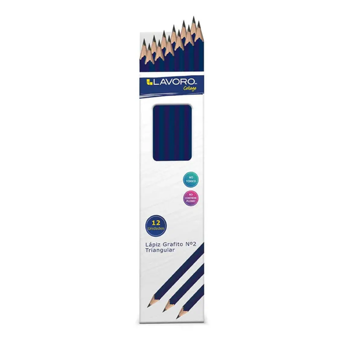 Lapiz Grafito Triangular Lavoro 1