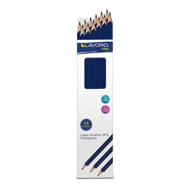Lapiz Grafito Triangular Lavoro 1