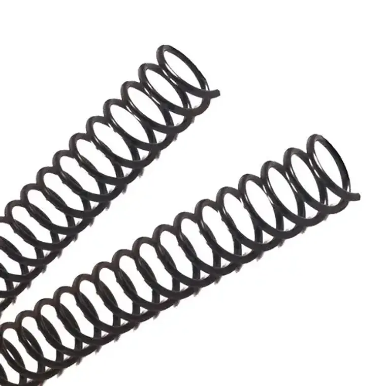 Espiral Plast 8Mm 100Un 32Hjs Negro Gbc 1