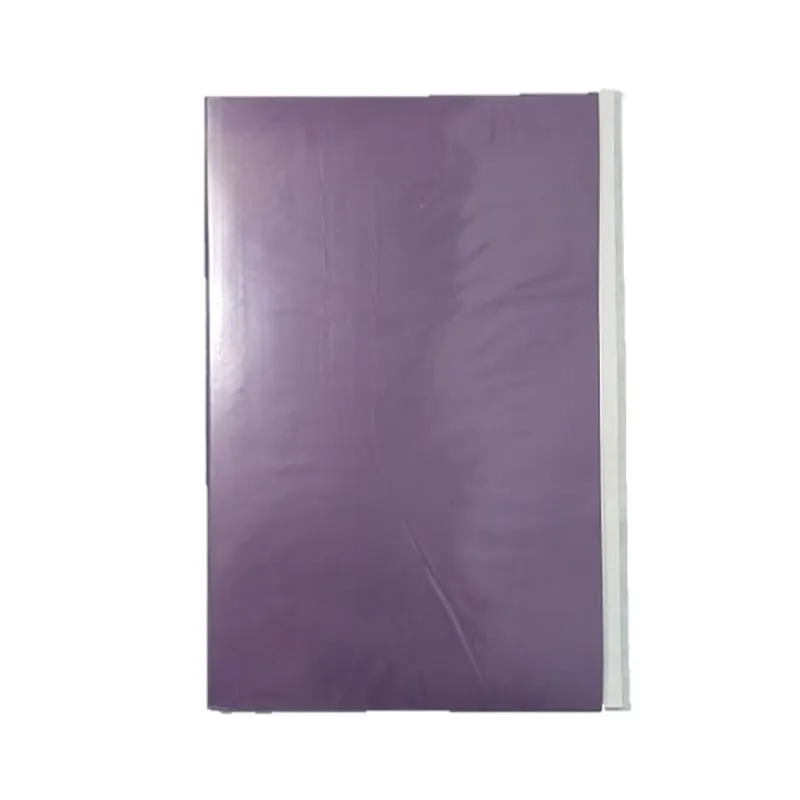 Carpeta Plastificada Con Accolip Morado Fogata