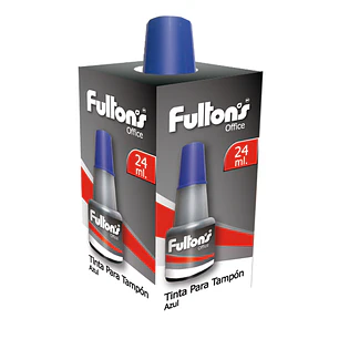 Tinta Para Tampon Azul 24Ml Fultons