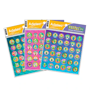Etiqueta Escolar Adetec-Dis Incentivo Ingle 15.5X16.25Cm 2Hj