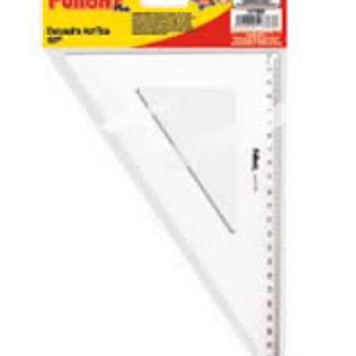 Escuadra Acrilica 60º 22 Cms En Bolsa Fultons 1